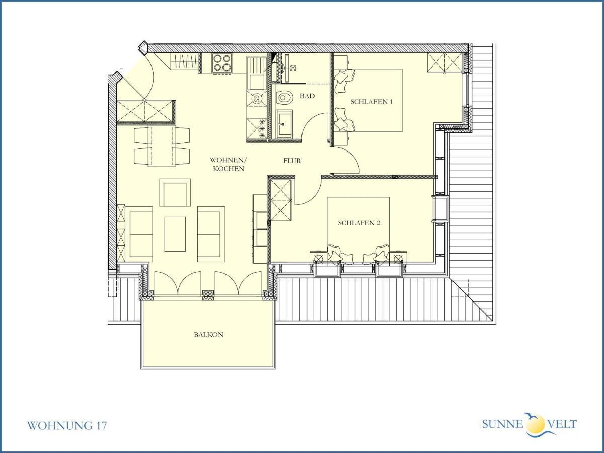 Sunnevelt-Apartment-17 Ostseebad Kühlungsborn Esterno foto
